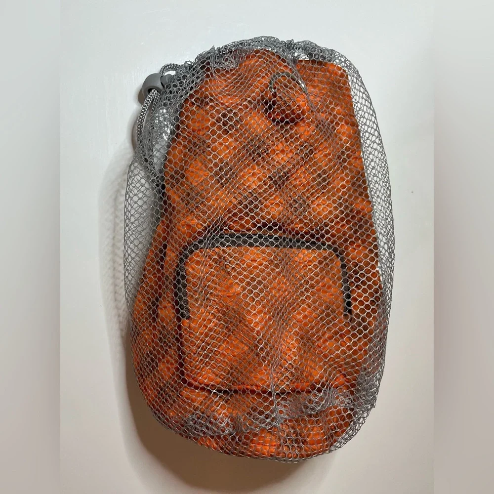 Orange Quilted Dog Jacket / Vest – Size XS